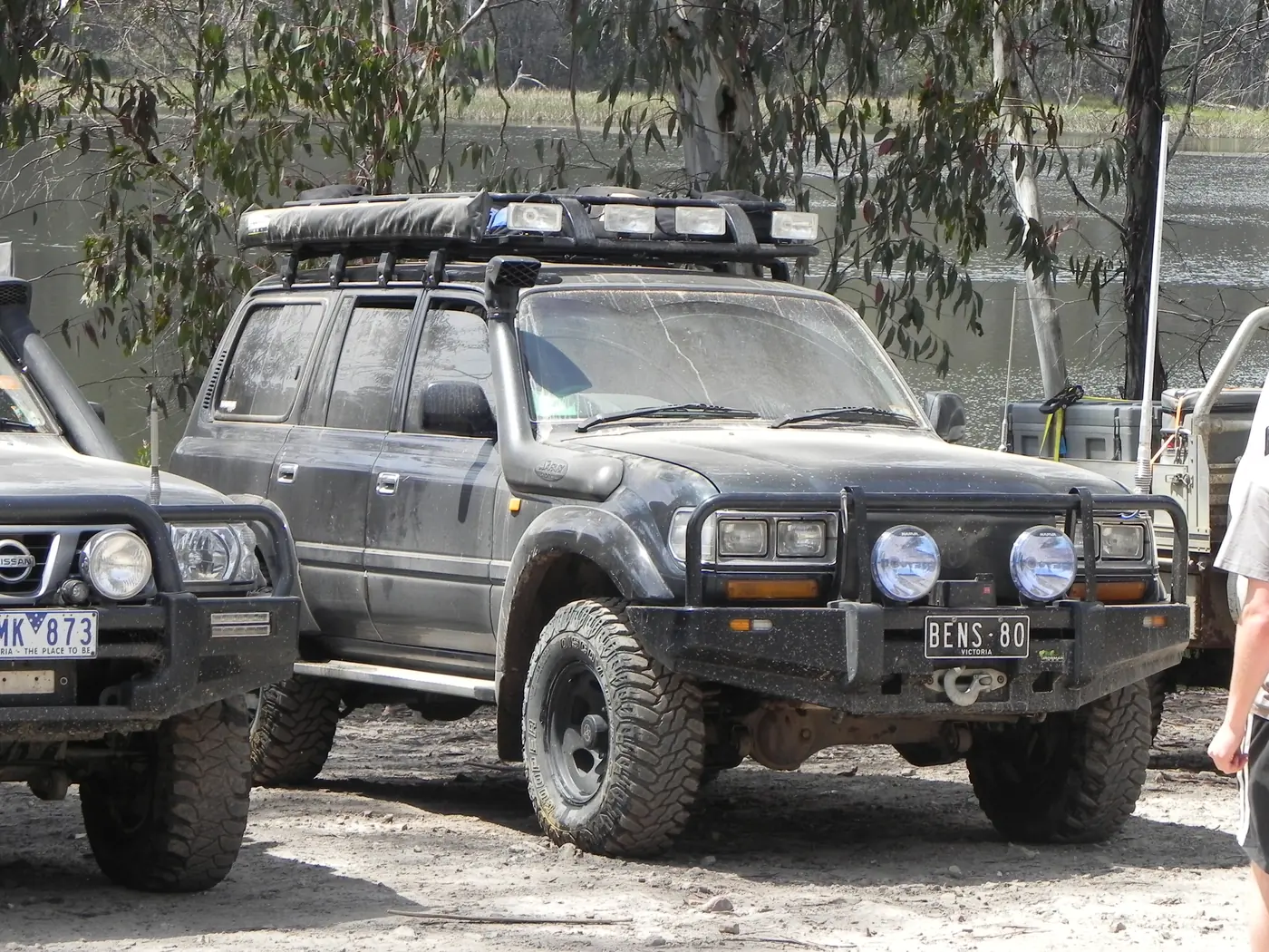 A Nissan Patrol on a 4WD trip in the Victorian bush